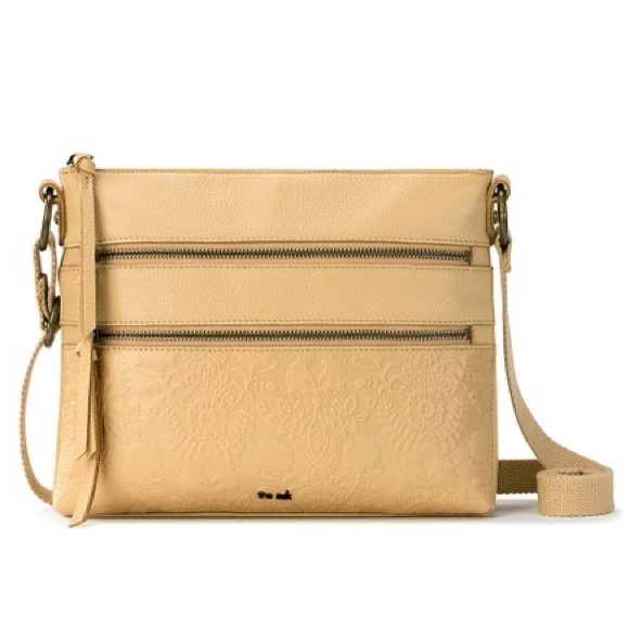 The Sak Bags The Sak Reseda Buttercup Leather Leaf Crossbody Bag